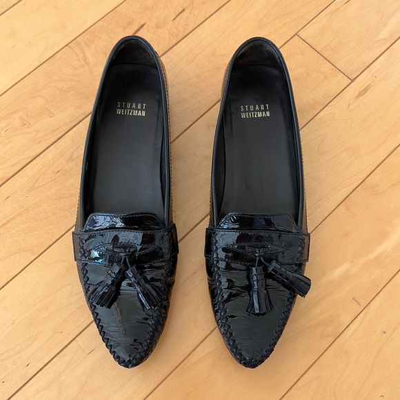 Stuart Weitzman Shoes - Stuart Weitzman patent leather loafers
